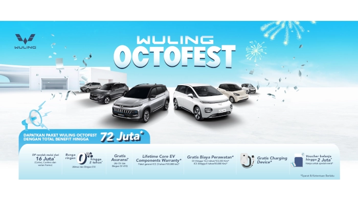 Dapatkan Benefit Wuling Octofest Hingga Rp 72 Juta!